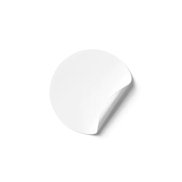 Curved Round Sticker (2x2)